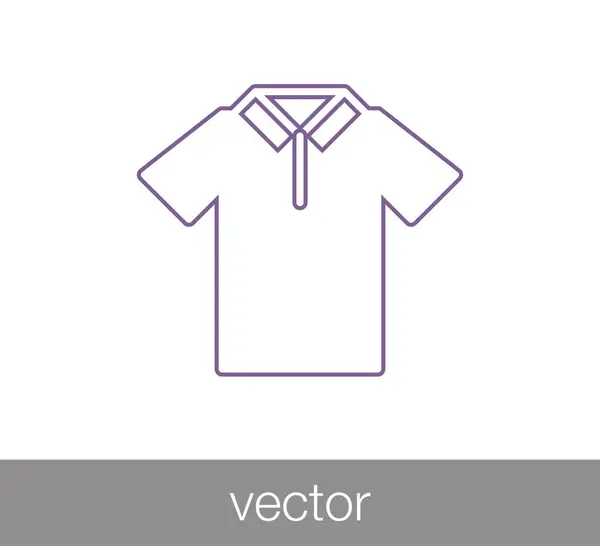 Illustration zum T-Shirt-Symbol. — Stockvektor