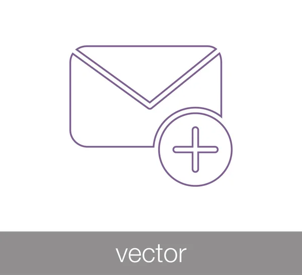 Incoming email icon. — Stock Vector