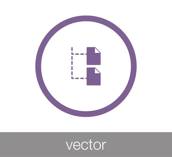 Hierarchie-Netzwerk-Symbol — Stockvektor