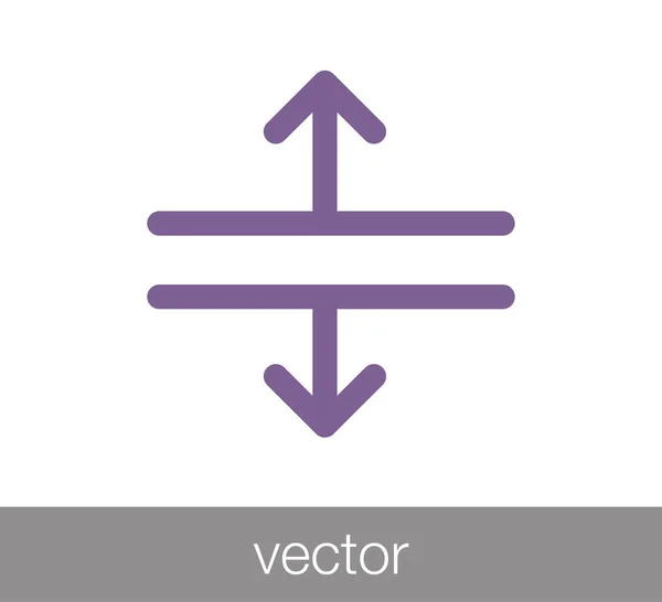 Scrollinterface-Symbol — Stockvektor