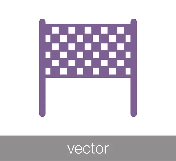 Jednoduchý ikona příznaku — Stockový vektor