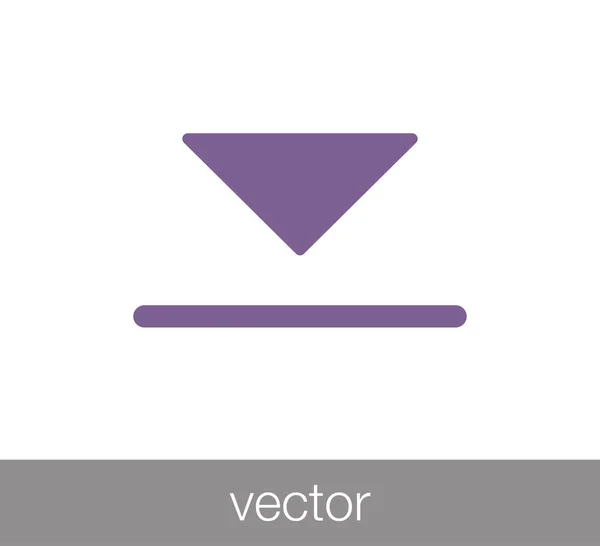 Download symbol icon — Stock Vector