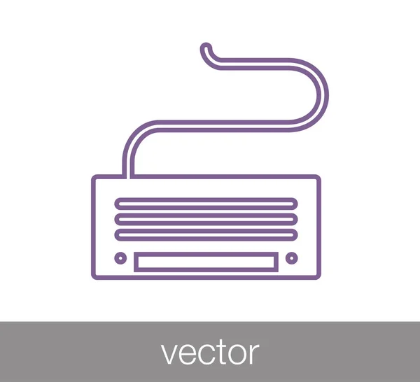 Tastatur simpelt ikon . – Stock-vektor