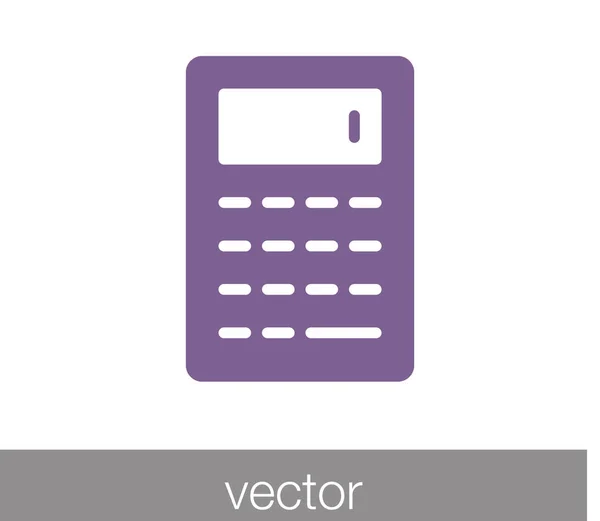 Icono de calculadora. Signo de matemáticas . — Archivo Imágenes Vectoriales
