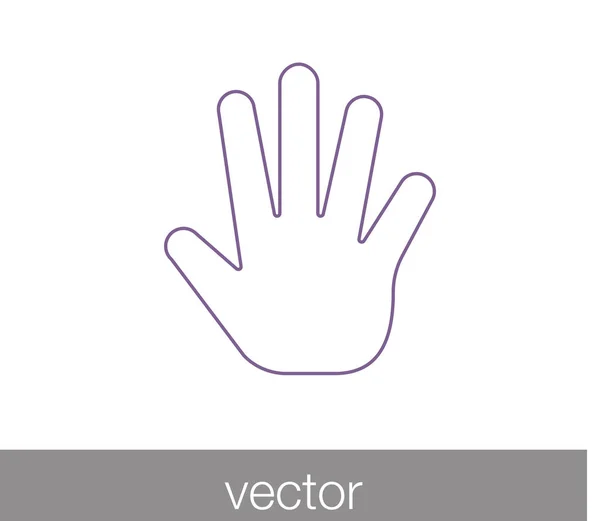 Touch gesture icon — Stock Vector