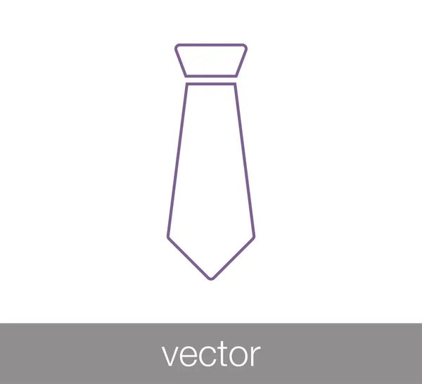 Hommes cravate icône — Image vectorielle