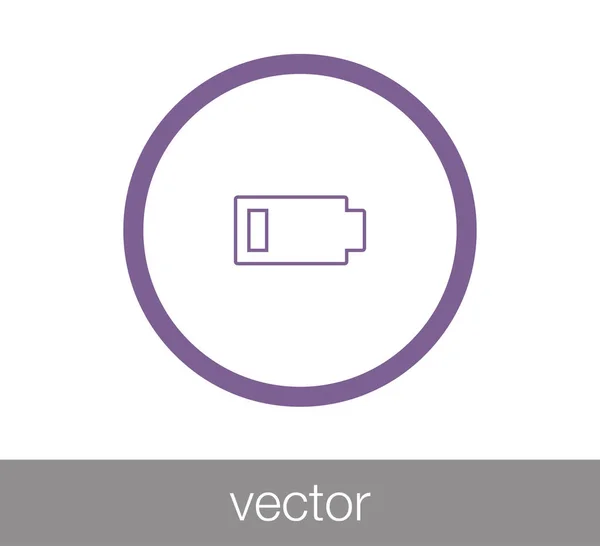 Icono de carga batería — Vector de stock