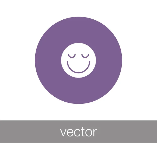 Emoticon icon. face icon — Stock Vector
