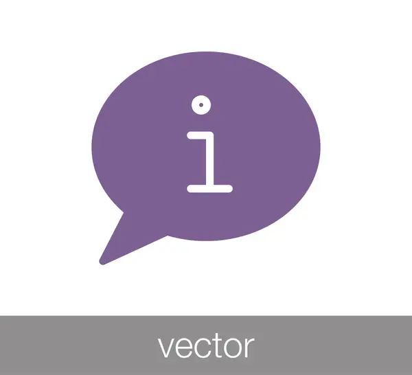 Chat-Symbol. Kommentar-Symbol. — Stockvektor