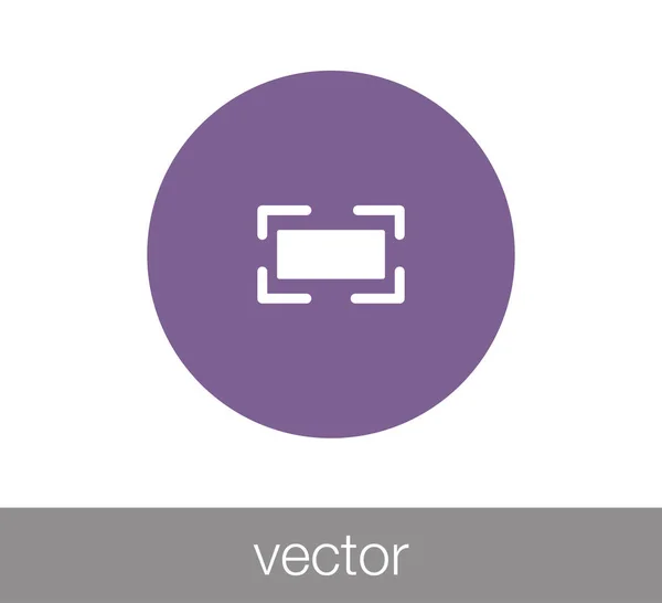 Camera zoom icon — Stock Vector