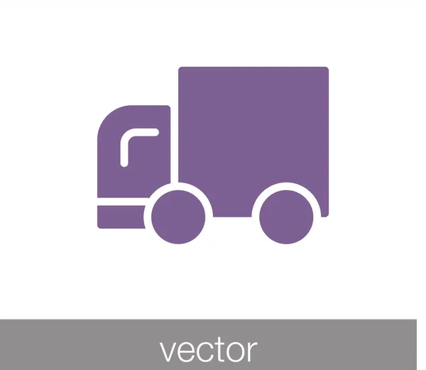 Teherautó ikonra. szállítási ikon — Stock Vector