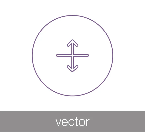 Значок интерфейса прокрутки — стоковый вектор