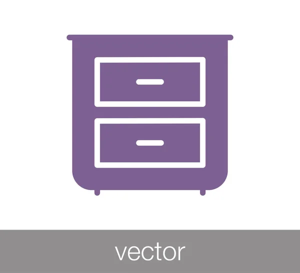 Web-Ikone archivieren. — Stockvektor