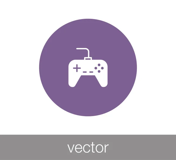 Joystick web pictogram. — Stockvector