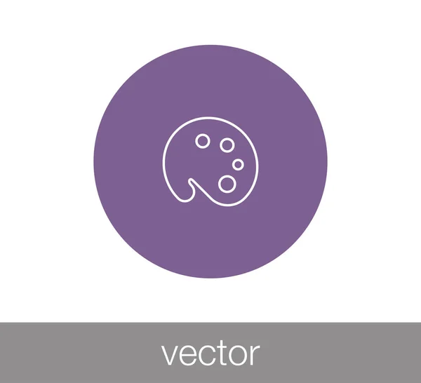 Botão roxo círculo — Vetor de Stock