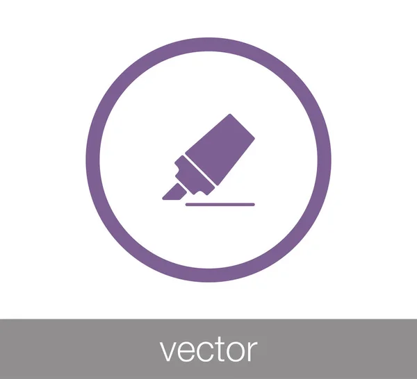 Marcador Ícone Web . — Vetor de Stock