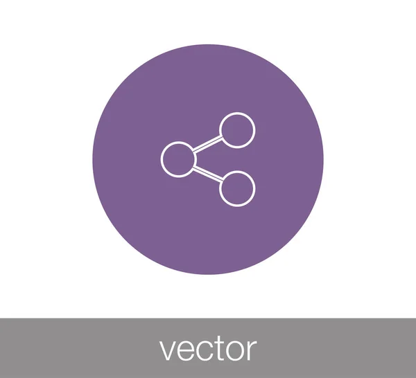 Social network concept icon. — Stock Vector