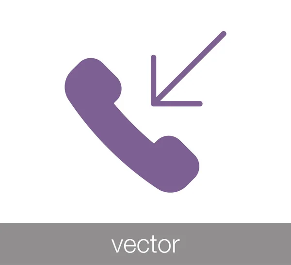 Telefone Flat Icon. — Vetor de Stock