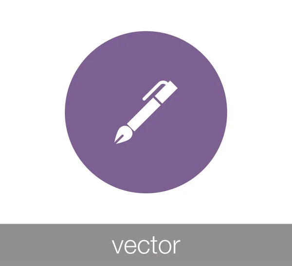 Icône web Pen . — Image vectorielle