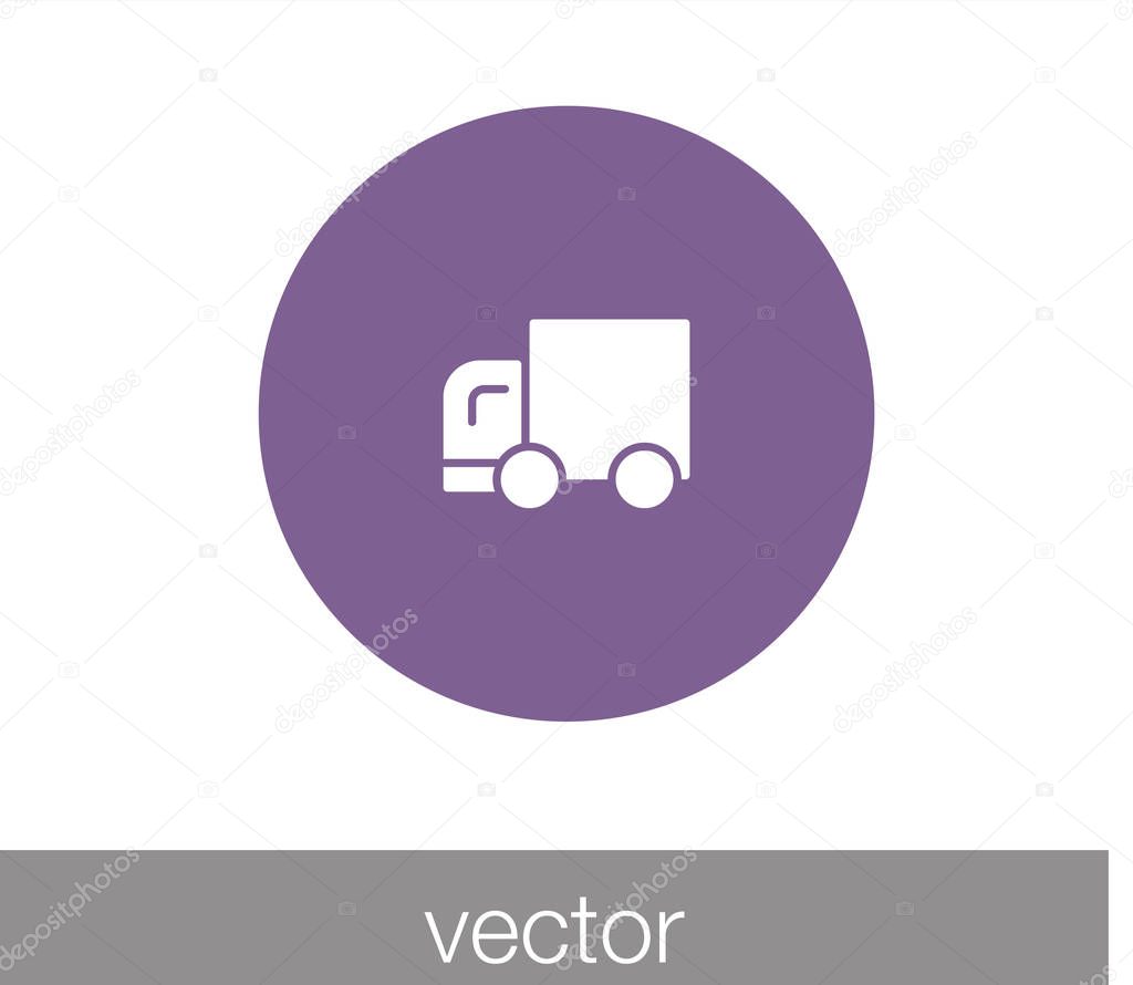 truck icon. delivery icon
