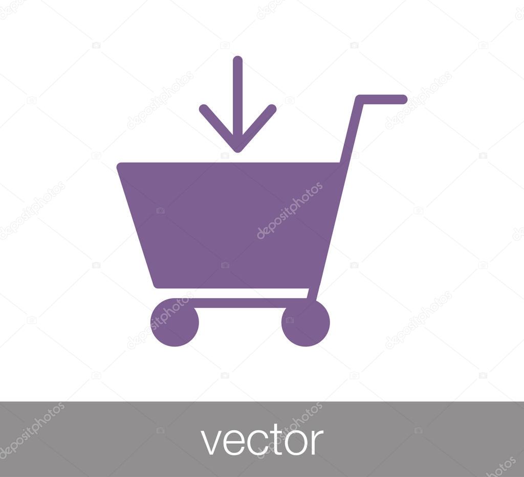 Shopping cart icon