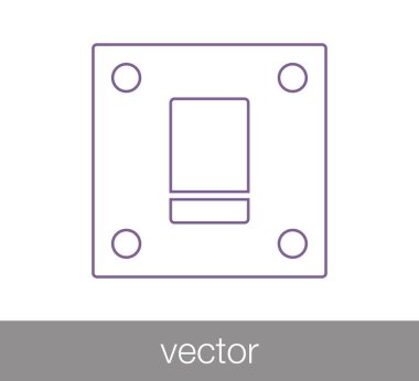 Anahtarı düz simgesi