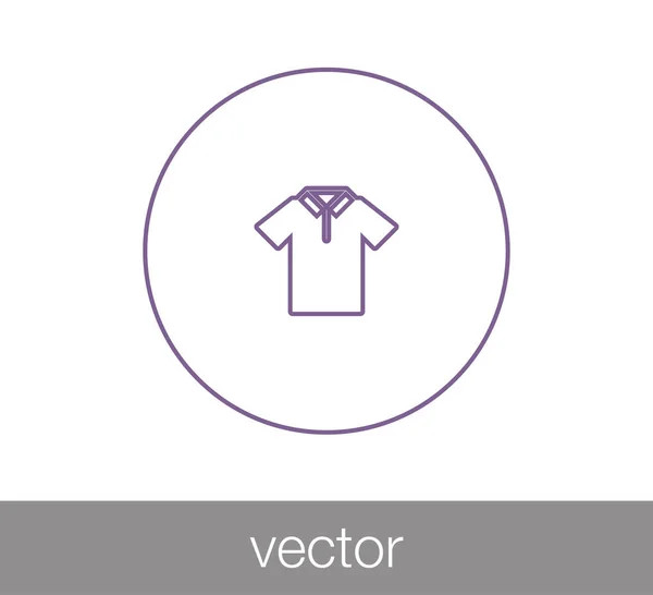 Ilustración del icono de camiseta . — Vector de stock