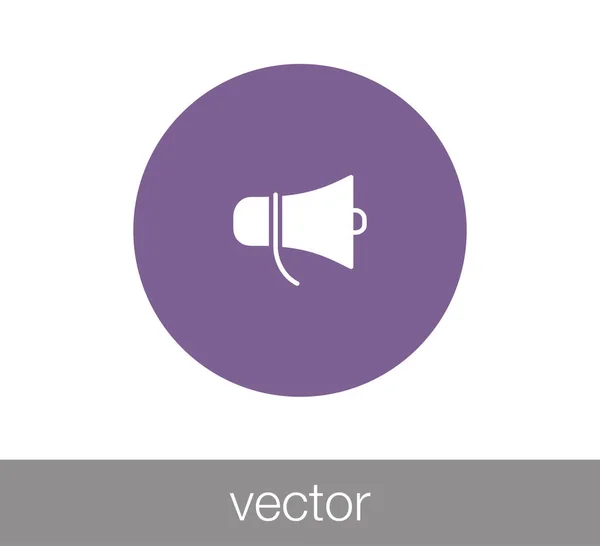 Altavoz Flat Icon. — Vector de stock