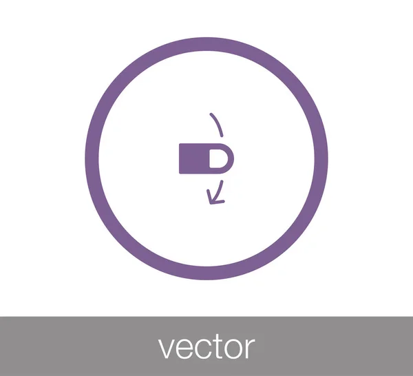 Toca el icono del gesto — Vector de stock