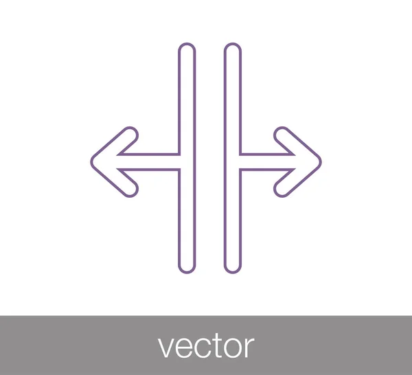 Scrollinterface-Symbol — Stockvektor