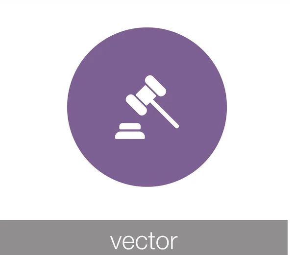 Kalapács szerszám ikon — Stock Vector