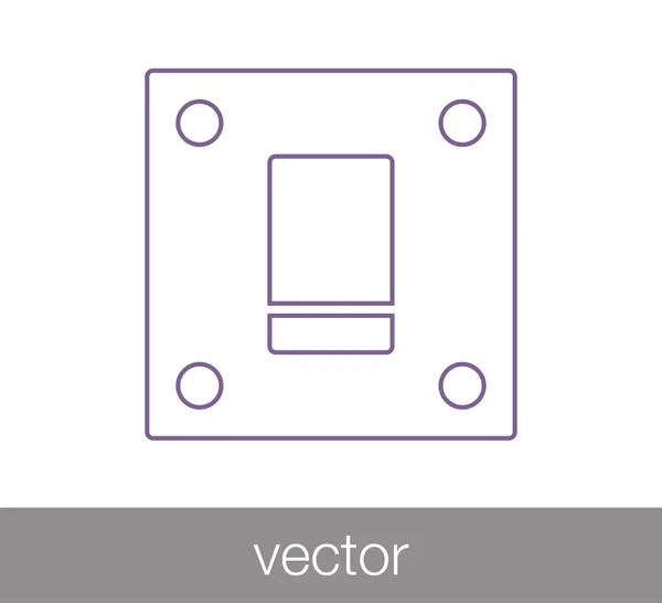 Cambiar icono plano — Vector de stock