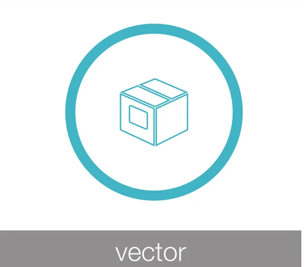Lieferbox-Symbol — Stockvektor