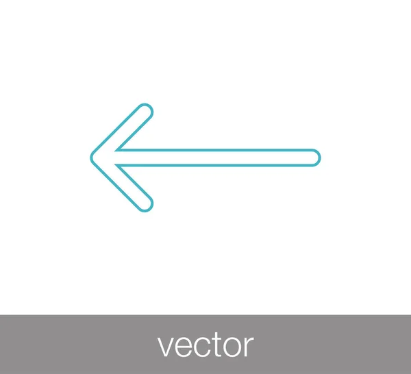 Icono web de flecha — Vector de stock