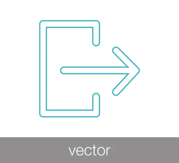 Arrow symbol icon. — Stock Vector