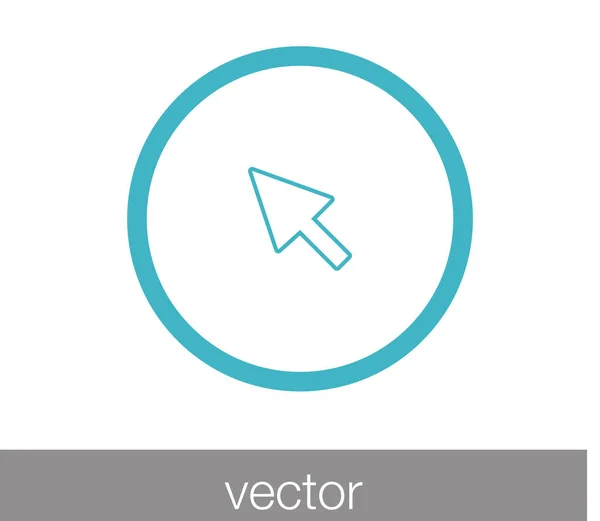 Web pijlpictogram — Stockvector