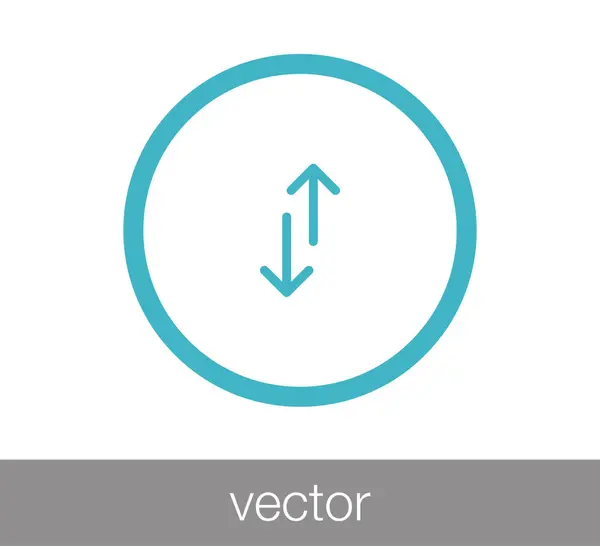 Ícone de setas de transferência — Vetor de Stock