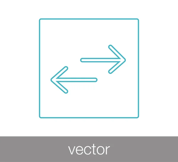 Icono de flechas de transferencia — Archivo Imágenes Vectoriales