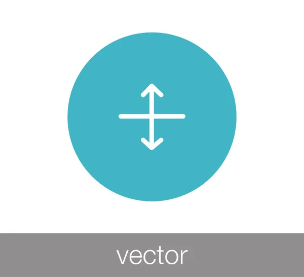 Desplazarse icono web — Vector de stock