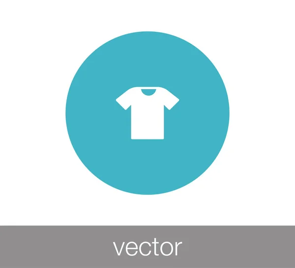 Camiseta Icono plano — Vector de stock