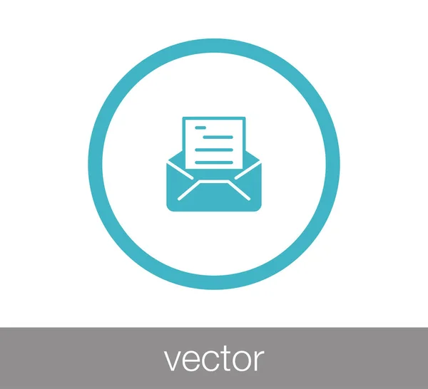 Pro čtení e-mailu ikona — Stockový vektor