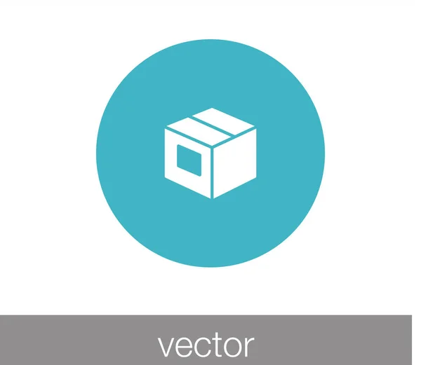 Icono de caja de entrega — Vector de stock