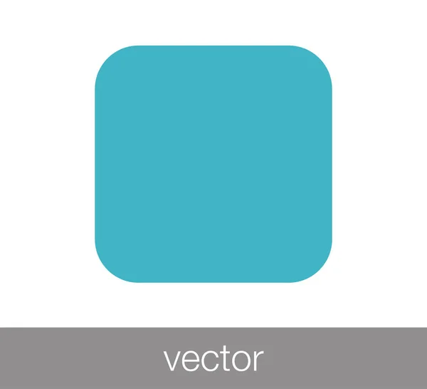 Stop icono clave — Vector de stock