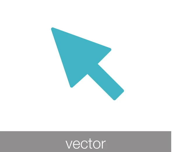 Icono web de flecha — Vector de stock