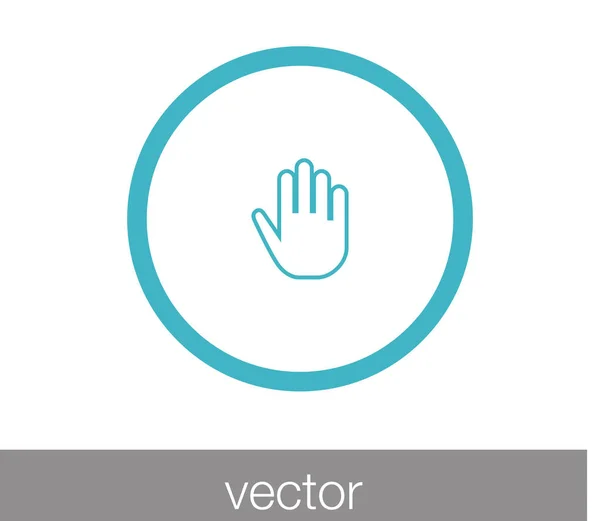 Touch gebaar-pictogram — Stockvector