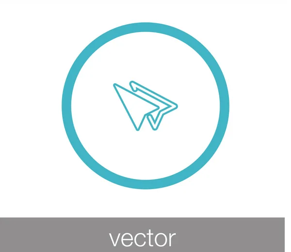Icona web freccia — Vettoriale Stock