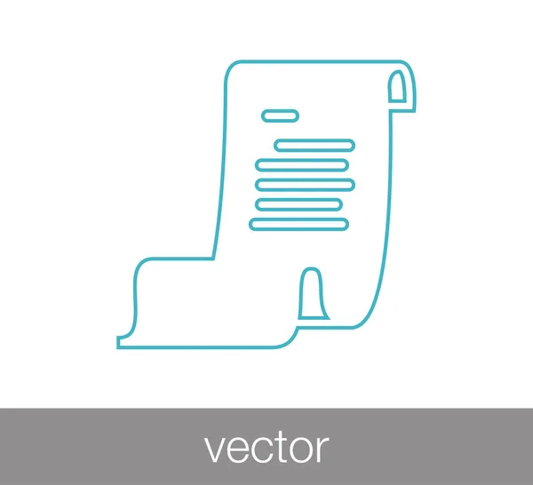 Ícone de lista de compras. — Vetor de Stock