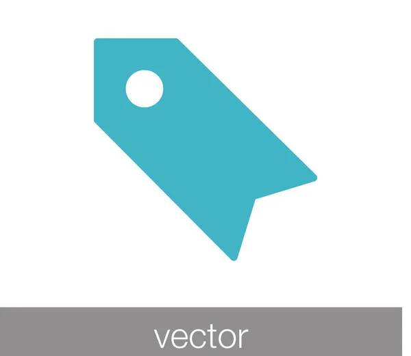 Marcador icono web — Vector de stock