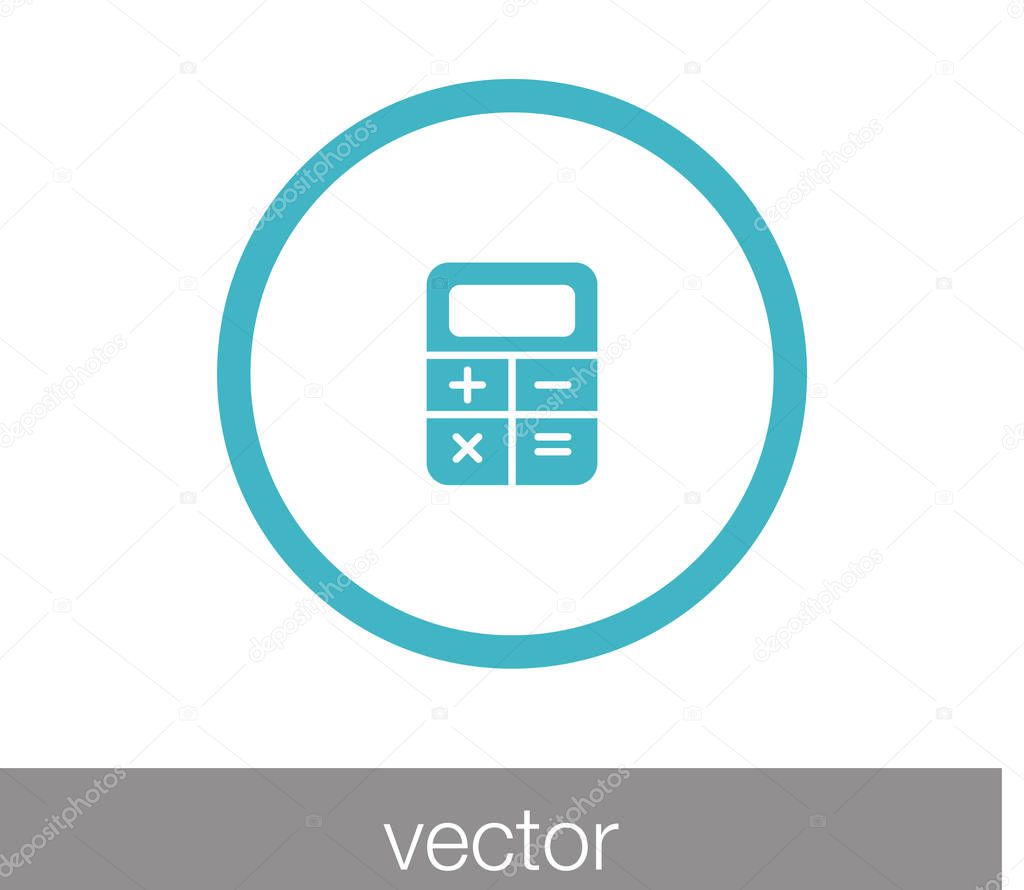 Calculator flat icon