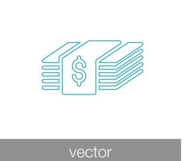 Para Finansal ekonomi simgesi
